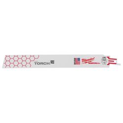 Milwaukee The Torch 9 in. Bi-Metal Reciprocating Saw Blade 18 TPI 5 pk