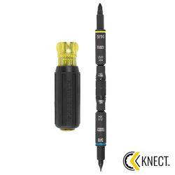 Klein Tools Knect Assorted Slotted/Square Screwdriver/Nut Driver 10 pc