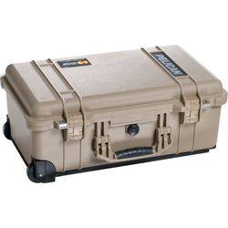 Pelican Protector Tan Wheeled Carry-On Case 9 in. H X 22 in. W