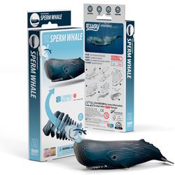 Safari Ltd. Eugy Sperm Whale 3D Puzzle Blue