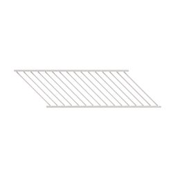 Fortress Railing Products Al13 Home Traditional Level Panel 32.5 in. H X 2 in. W X 96 in. L Aluminum