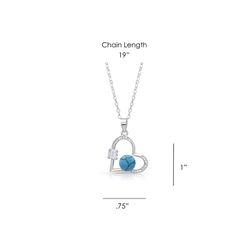 Montana Silversmiths Women's Open Heart Turquoise Pearl Silver Necklace Water Resistant