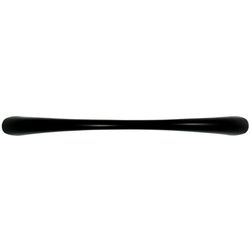 Laurey Danica Transitional Tapered Bow Cabinet Pull 6-5/16 in. Matte Black 1 pk