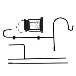 Alpine 21.46 in. L Cast Iron Garden Flag Holder
