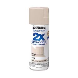 Rust-Oleum Painter's Touch 2X Ultra Cover Gloss Cottage White Spray Paint 12 oz