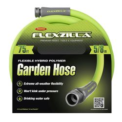 Legacy Flexzilla 5/8 in. D X 75 ft. L Heavy Duty Premium Grade Garden Hose