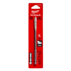 Milwaukee 5/16 in. D X 6 in. L Flat Boring Auger Bit Carbon Steel 1 pc