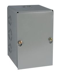 Raco Rectangle Steel 4 in. H X 6 in. W Screw Box Cover