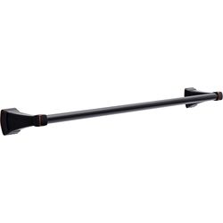 Delta Flynn Oil Rubbed Bronze Towel Bar 24 in. L Die Cast Zinc