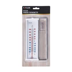 Taylor Tube Thermometer Plastic White 8.66 in.