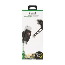 Nite Ize Squeeze Black/Gray Phone Mount Windshield Kit