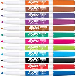 EXPO Assorted Fine Tip Markers 12 pk