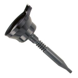 LubriMatic Black 15 in. H Plastic 1 qt Funnel