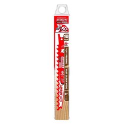 Diablo Demo Demon 6 in. Carbide Tipped Pruning & Clean Wood Reciprocating Saw Blade 3 TPI 10 pk