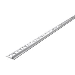 PROVA 0.365 in. H X 1.375 in. W X 96 in. L Satin Clear Aluminum Bullnose