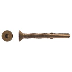Big Timber No. 12 Sizes X 2 in. L Star Bronze Deep Wood Screws 340 pk