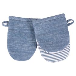 KAF Home Navy Cotton Pot Holder/Trivet