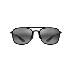 Maui Jim Keokea Gap Sunglasses Unisex Black Frame Neutral Gray Lens Polarized