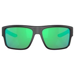 Costa Taxman Sunglasses Black Frame Green Lens Polarized Blue Light Blocking