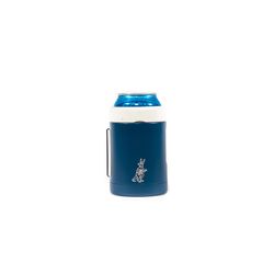 Kanga Standard Perfomance Rooski 12 oz Malibu Navy/White Can Insulator