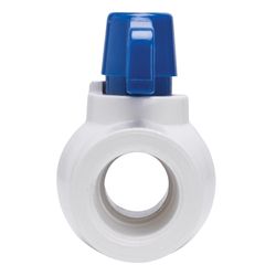 Homewerks 1 in. PVC FIP Ball Valve Full Port Quarter-Turn Lever For Potable Water