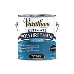 Varathane Ultimate Gloss Crystal Clear Water-Based Polyurethane 1 gal
