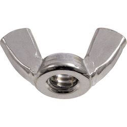 HILLMAN 1/2-13 in. Cold Forged Stainless Steel SAE Wing Nut 1 pk