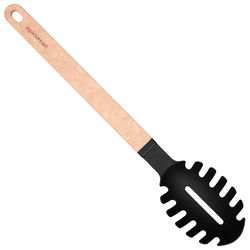 Epicurean Gourmet Black/Natural Nylon/Paper Composite Pasta Server