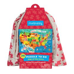 Mudpuppy Puzzle To Go Multicolored 36 pc