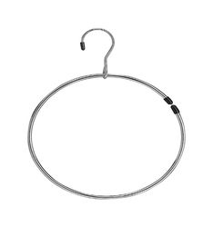 Whitmor 11 in. H X 1-7/8 in. W X 7-7/8 in. L Chrome Belt Ring Hanger