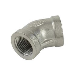 BK Products Proline 1 in. FIP in. X 1 in. D FIP Stainless Steel 45 Degree Elbow