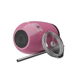 Wyld Gear Wyld Wine 12 oz Pink Rainbow BPA Free Wine & Whiskey Vacuum Insulated Tumbler
