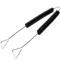 Chef Craft Stainless Steel Black Grill Tongs 1 pk