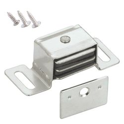Richelieu 0.813 in. H X 2.28 in. W X 0.97 in. D Aluminum Metal Double Magnetic Catch