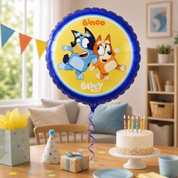 Anagram Balloons Bluey and Bingo Foil Balloon 1 pk