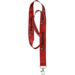 HILLMAN NFL Polyester Black/Red Carabiner Clip Lanyard