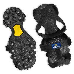 Stabil Unisex Max Ice Cleats Black L Waterproof 1 pk