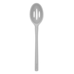 Tovolo Oyster Gray Silicone Slotted Deep Spoon
