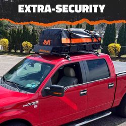 Mockins 20 CuFt Orange Waterproof Rooftop Bag  (53x40x17) Rooftop Bag Cars/SUVs 1 pk