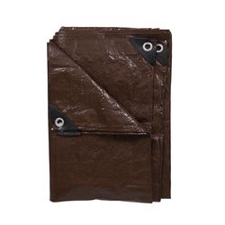 Stansport 12 ft. W X 10 ft. L Light Duty Polyethylene Tarp Brown