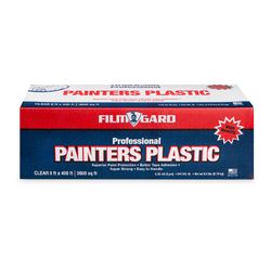 Film-Gard 9 ft. W X 400 ft. L X 0.35 mil Professional Grade Plastic Sheeting 1 pk