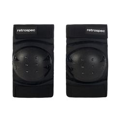Retrospec Foam/Plastic Protective Pad Set Black
