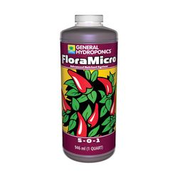 General Hydroponics Flora Micro Liquid Nutrient System 1 qt