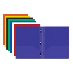 Bazic Products 11.5 in. W X 9.31 in. L Assorted Poly Portfolio