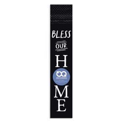 P Graham Dunn 36 in. H X 7 in. L Black MDF Bless Our Home Switcheroo Sign