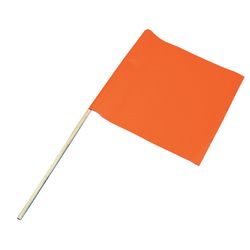 Airhead Vinyl Orange Sports Flag 15 in. W X 12 in. L
