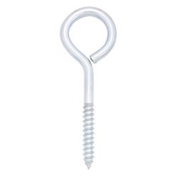 Hampton 3/8 in. X 5 in. L Zinc-Plated Steel Lag Thread Eyebolt Nut Included