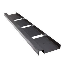 Fortress Building Products Evolution 144 in. L X 8 in. W Metal Black Sand S-Ledger 1 pk