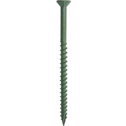Grip-Rite PrimeGuard Plus No. 10 wire X 3-1/2 in. L Green Star Flat Head Deck Screws 1000 pk