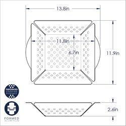 Nordic Ware Aluminum Grill Basket 13.8 in. L X 11.9 in. W 1 pc